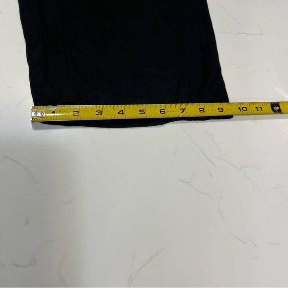 Aller Simplement Black Shirred Cropped Wide Leg Pants Sm/Med - Picture 2 of 12